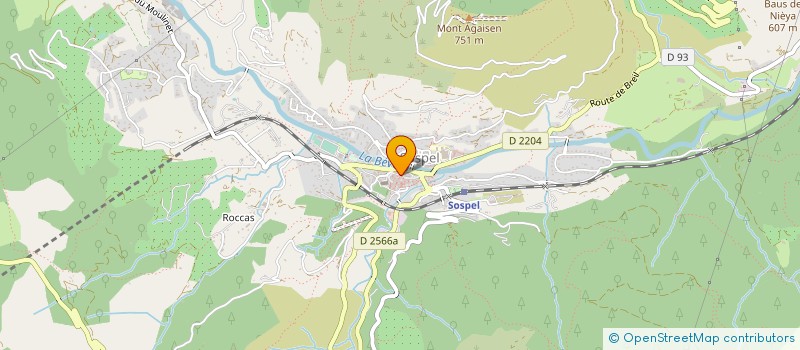 localisation de l'entreprise AZUR CONSTRUCTION BATIMENT à SOSPEL