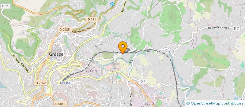 localisation de l'entreprise AZUR CONSTRUCTION INTERVENTION à GRASSE