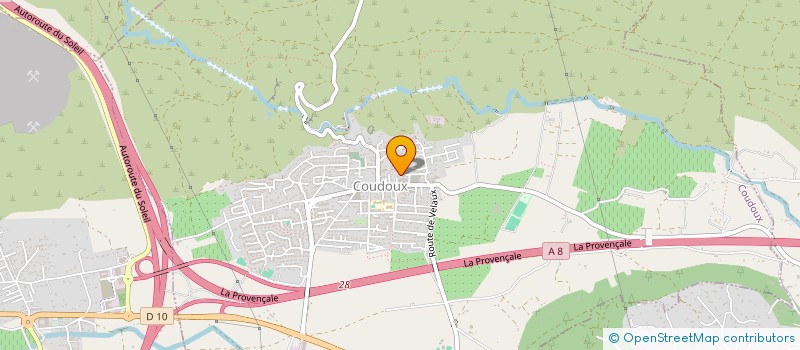 localisation de l'entreprise AZUR CONSTRUCTION PACA  COUDOUX