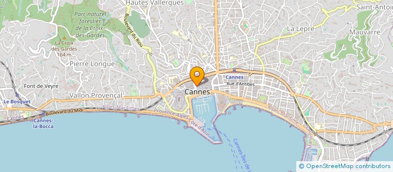 localisation de l'entreprise AZUR CORDONNERIE à CANNES