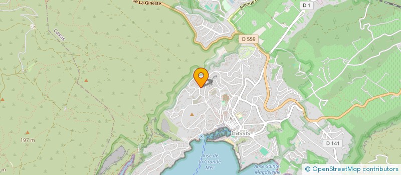 localisation de l'entreprise AZUR COUP D POUCE à CASSIS