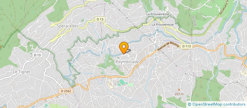 localisation de l'entreprise AZUR COURANT FAIBLE  PEYMEINADE