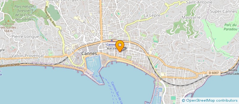 localisation de l'entreprise AZUR CROISETTE  CANNES