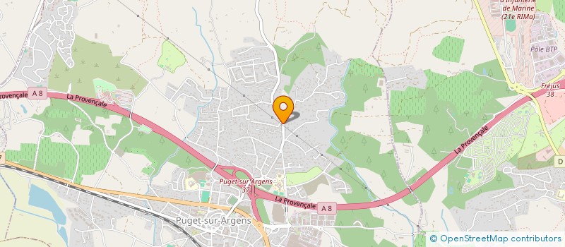 localisation de l'entreprise AZUR CYBER MARKET  PUGET-SUR-ARGENS