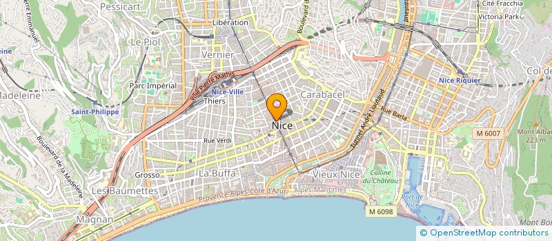 localisation de l'entreprise AZUR DEVELOPPEMENT à NICE