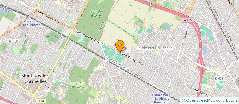 localisation de l'entreprise AZUR DEVELOPPEMENT  LE PLESSIS-BOUCHARD