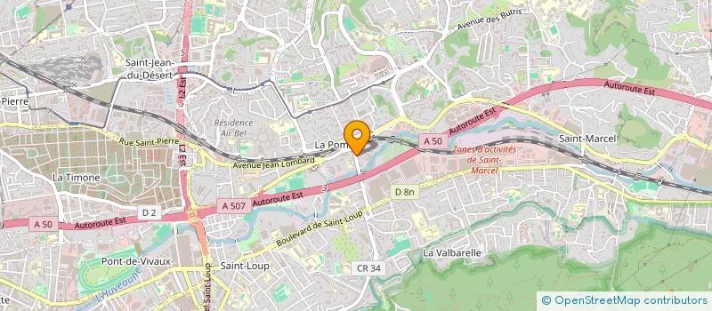 localisation de l'entreprise AZUR DISTRIBUTION à MARSEILLE