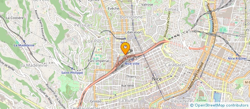 localisation de l'entreprise AZUR EASY CAR à NICE