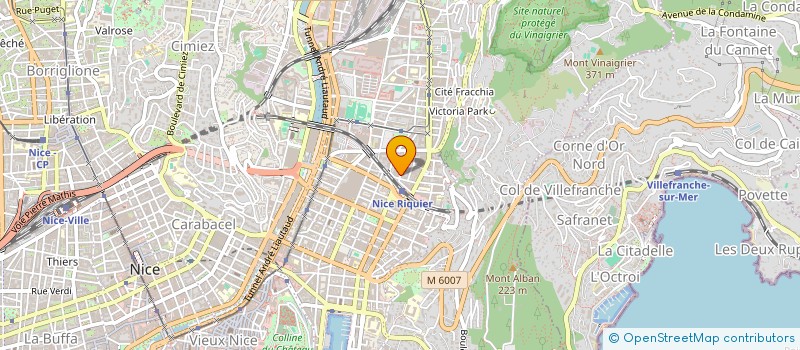 localisation de l'entreprise AZUR ECHAFAUDAGE à NICE