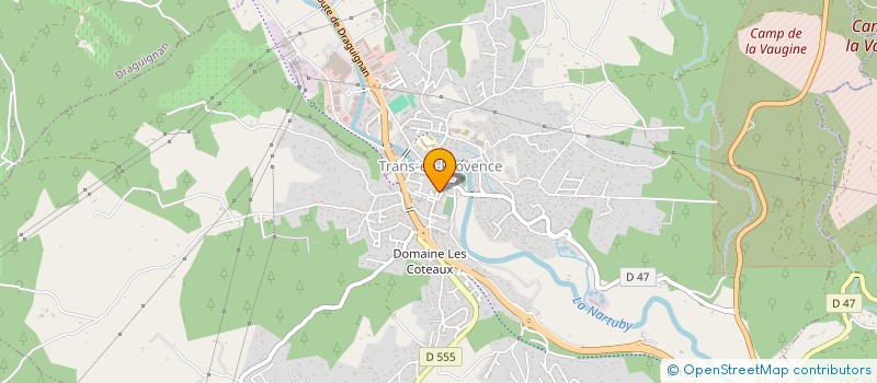 localisation de l'entreprise AZUR ECHAFAUDAGE à TRANS-EN-PROVENCE