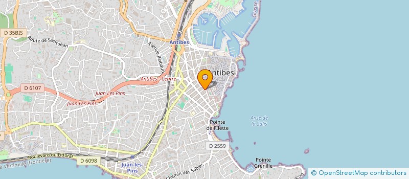 localisation de l'entreprise AZUR ECO CLIM à ANTIBES