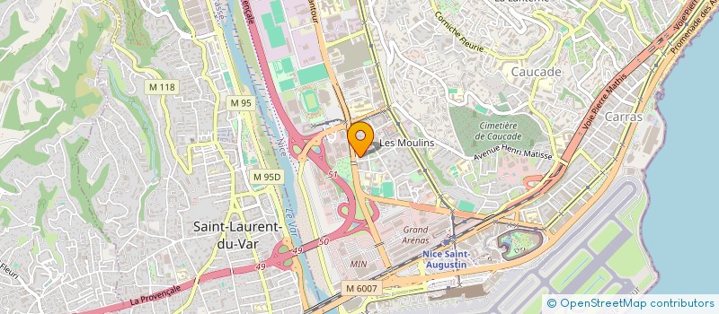 localisation de l'entreprise AZUR ELEC  NICE