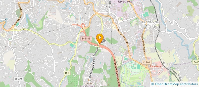 localisation de l'entreprise AZUR ELECTRONIQUE SERVICE à GRASSE