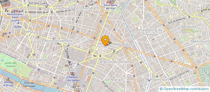 localisation de l'entreprise AZUR ENTREPRISE DE TRAVAIL TEMPORAIRE à PARIS