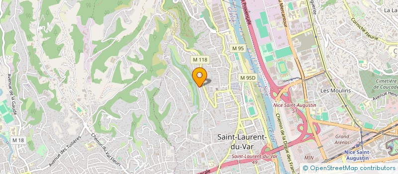 localisation de l'entreprise AZUR EPURATION à SAINT-LAURENT-DU-VAR
