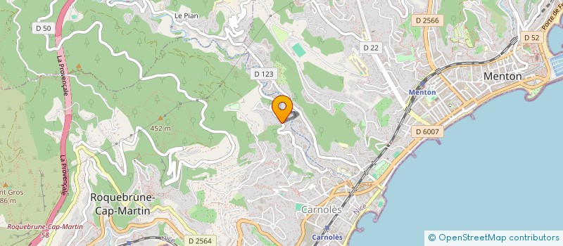 localisation de l'entreprise AZUR ETANCHE à ROQUEBRUNE-CAP-MARTIN