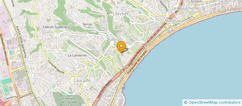 localisation de l'entreprise AZUR ETUDES ET REALISATIONS TECHNIQUES à NICE
