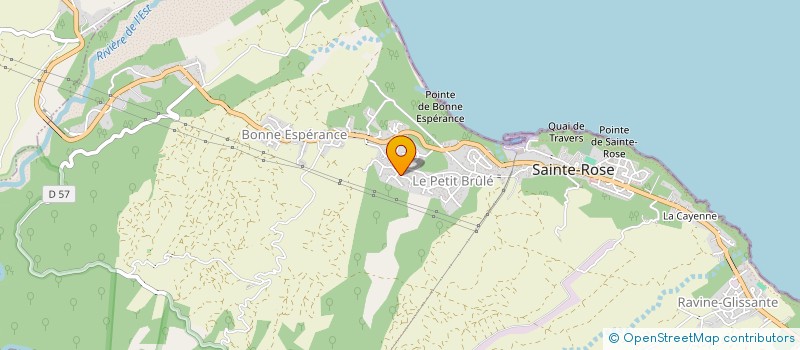 localisation de l'entreprise AZUR EVASION à SAINTE-ROSE
