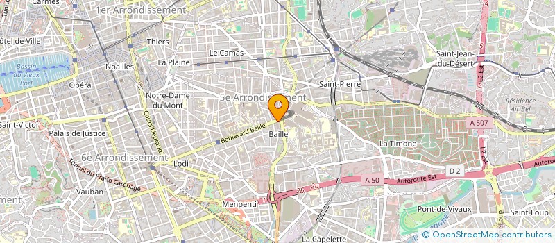 localisation de l'entreprise AZUR EXPRESS CAFE à MARSEILLE