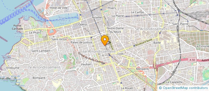 localisation de l'entreprise AZUR FACADE à MARSEILLE