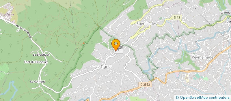 localisation de l'entreprise AZUR FER ET METAUX à PEYMEINADE