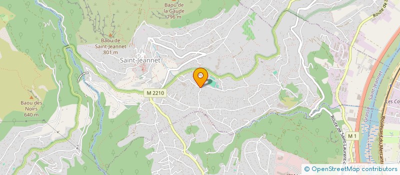 localisation de l'entreprise AZUR FERMETURES  SAINT-JEANNET