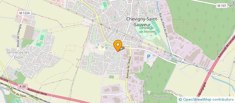 localisation de l'entreprise AZUR FGPI  CHEVIGNY-SAINT-SAUVEUR