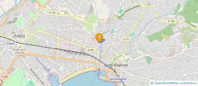 localisation de l'entreprise AZUR FIBER à FREJUS