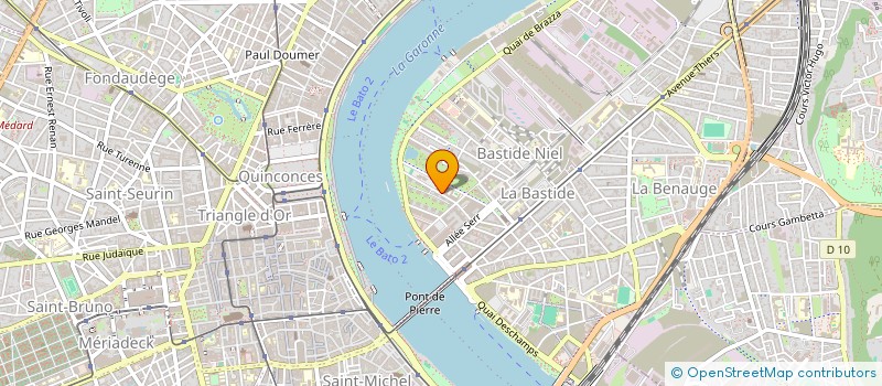 localisation de l'entreprise AZUR FIORI  BORDEAUX