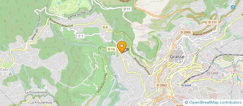 localisation de l'entreprise AZUR FORMATION QUALITE à GRASSE
