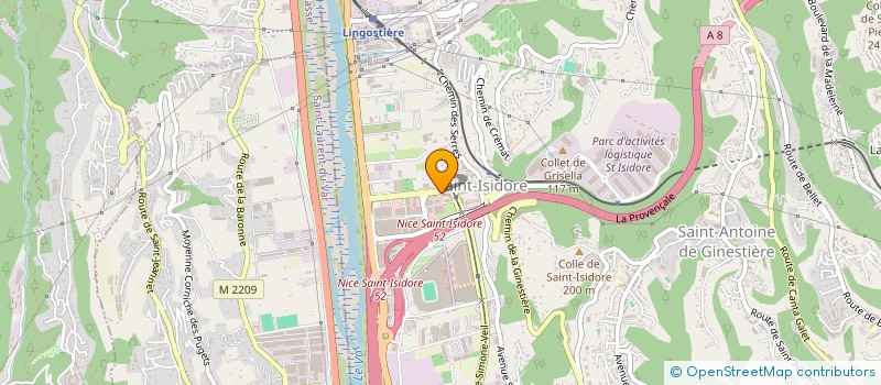 localisation de l'entreprise AZUR FORMATION SECURITE PREVENTION à NICE