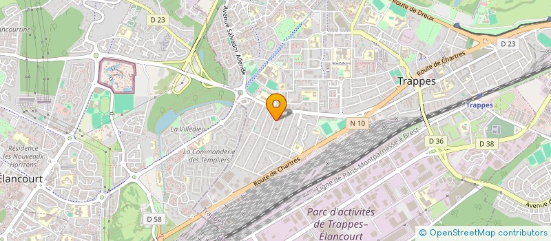 localisation de l'entreprise AZUR FRANCE à TRAPPES