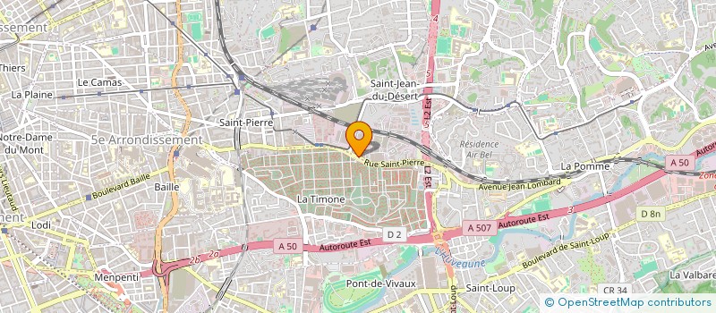localisation de l'entreprise AZUR FUNERAIRE à MARSEILLE