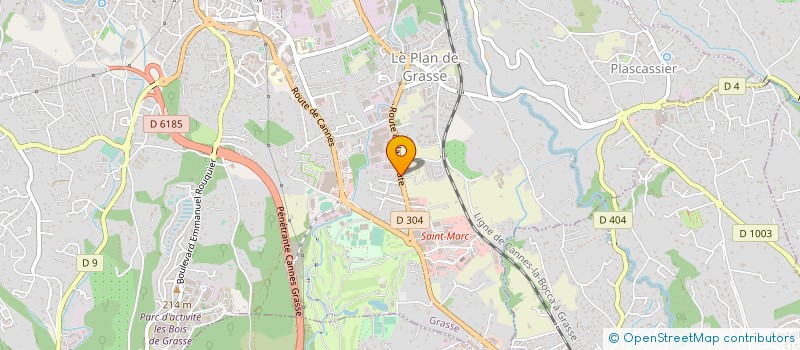 localisation de l'entreprise AZUR GARAGE  GRASSE