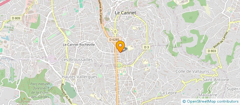 localisation de l'entreprise AZUR GAZ CONDENSATION MP à LE CANNET