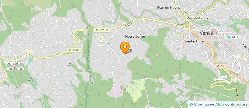 localisation de l'entreprise AZUR GEO LOGIC à VENCE