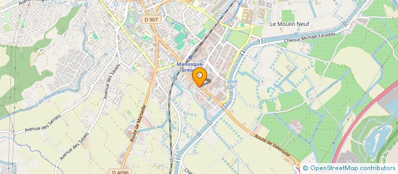 localisation de l'entreprise AZUR GESTION INFORMATIQUE à MANOSQUE