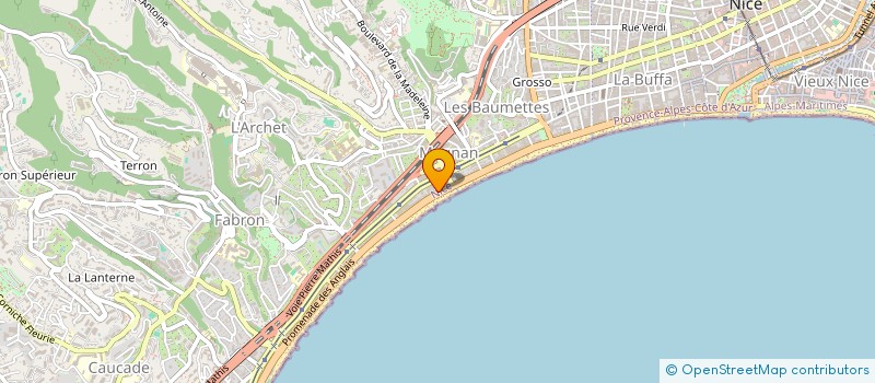 localisation de l'entreprise AZUR GUEZ à NICE