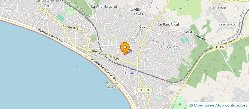 localisation de l'entreprise AZUR HABITAT  LA BAULE-ESCOUBLAC