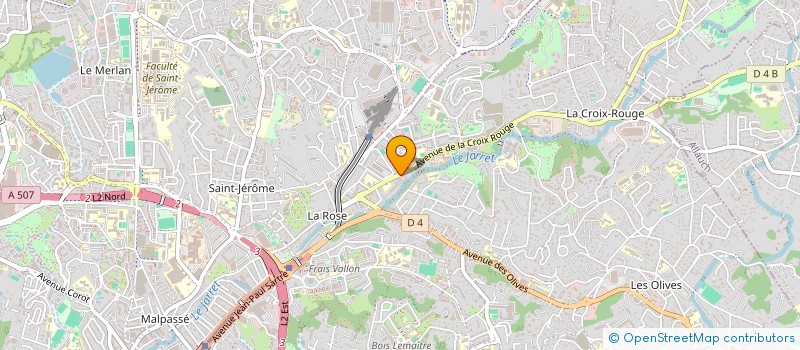 localisation de l'entreprise AZUR HABITAT à MARSEILLE