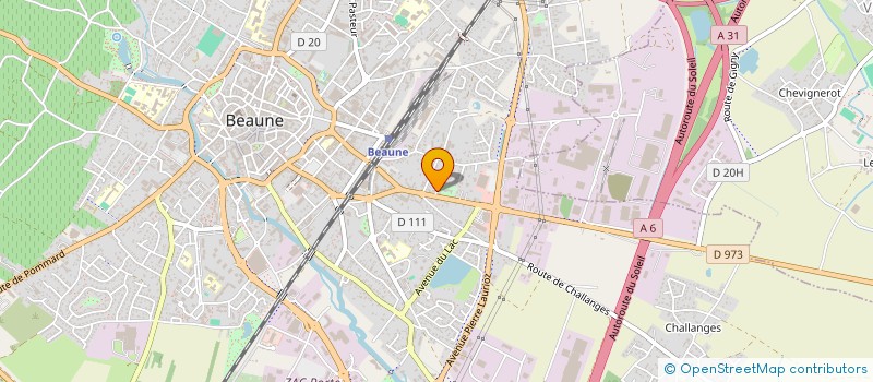 localisation de l'entreprise AZUR HABITAT à BEAUNE