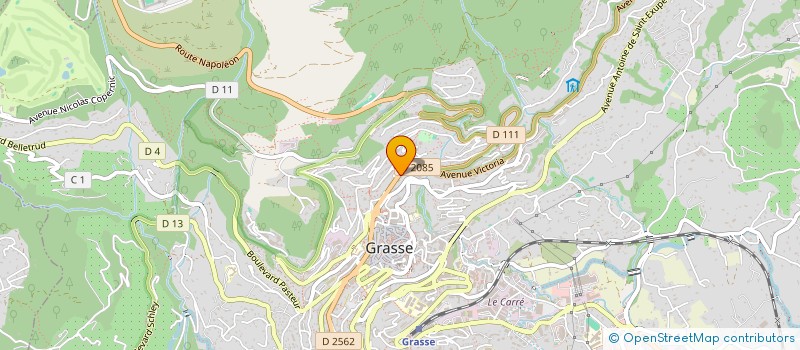 localisation de l'entreprise AZUR HOTEL  GRASSE