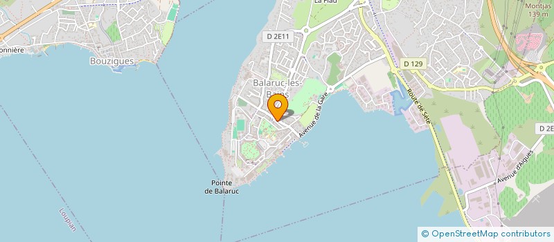 localisation de l'entreprise AZUR HOTEL  BALARUC-LES-BAINS