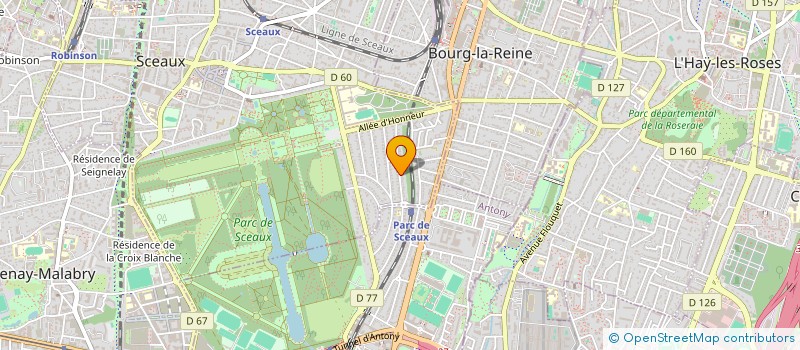 localisation de l'entreprise AZUR IMAGERIE  SCEAUX