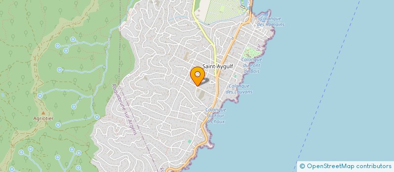 localisation de l'entreprise AZUR IMMO 83370 à FREJUS