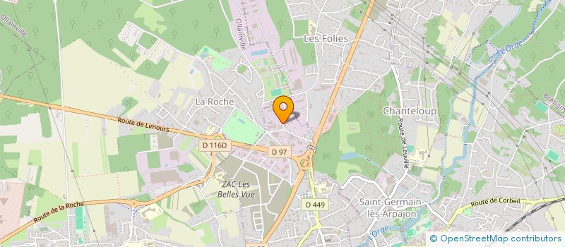 localisation de l'entreprise AZUR IMMO  ARPAJON