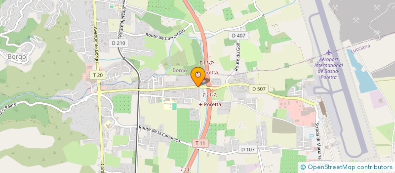 localisation de l'entreprise AZUR'IMMOBILIER à LUCCIANA