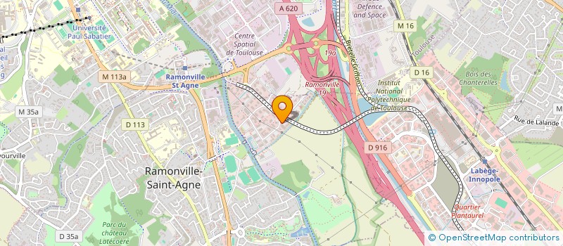 localisation de l'entreprise AZUR INDUSTRIES SERVICES à RAMONVILLE-SAINT-AGNE