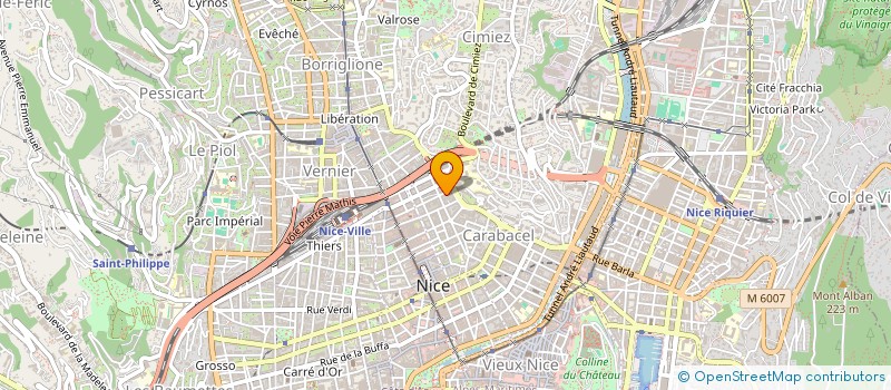 localisation de l'entreprise AZUR INFO  NICE