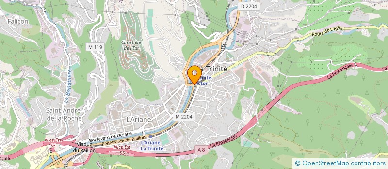 localisation de l'entreprise AZUR INOX APPLICATIONS à LA TRINITE